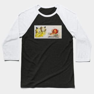 Fancy Brush vs Red Brush Baseball T-Shirt